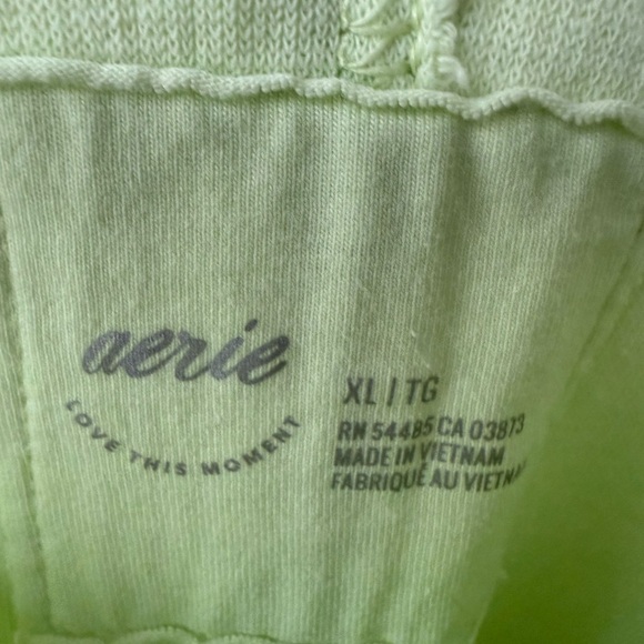Aerie Lime Green Oversized Shirt XL - Picture 2 of 9